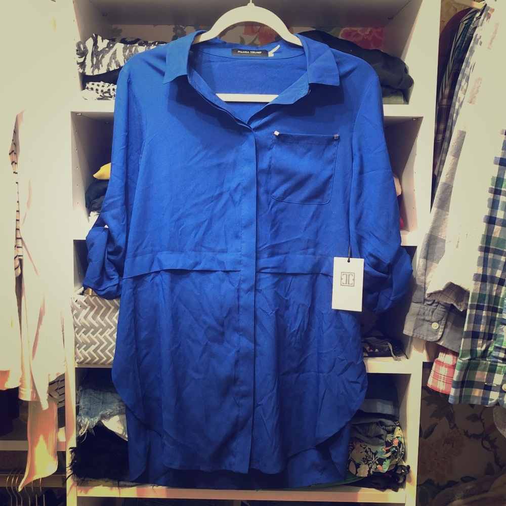 Ivanka Trump Cobalt Tunic